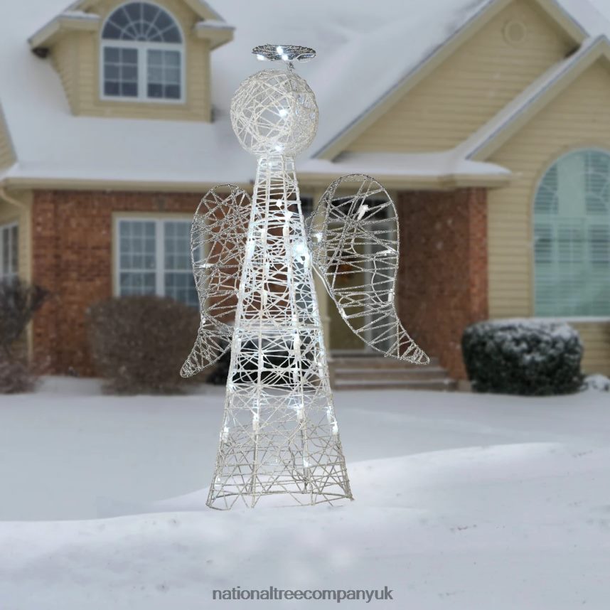 decoration | National Tree Company 36\ Angel Cone Tree with LED Lights F2L4F633